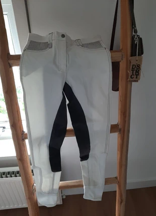 Nieuw La Valencio Firestone witte paardrijbroek maat 34. wit., merk: La Valencio, staat: Heel goed, maat: XS / 34 / 6, € 5,00, € 5,95 inclusief Kopersbescherming