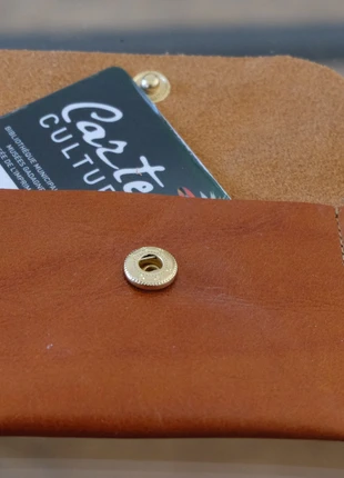 Etui pour carte bancaire en cuir vintage, brand: Fait Main, condition: Satisfactory, €7.00, €8.05 includes Buyer Protection