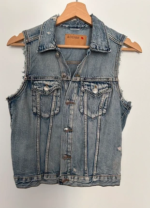 H&M Jeansjacke ärmellos, marke: H&M, zustand: Sehr gut, größe: XS, 5,00 €, 5,95 € inklusive Vinted-Käuferschutz