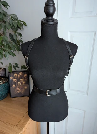Faux Leather Chest Harness Body Belt Gift Goth Punk Casual Festival Party Adjustable Cosplay Costume, brand: List without brand, condition: New without tags, size: Adjustable, £9.50, £10.68 includes Buyer Protection Pro