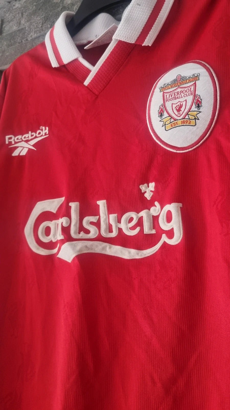 Liverpool 97/98 Home Football Shirt Reebok Small 34/36