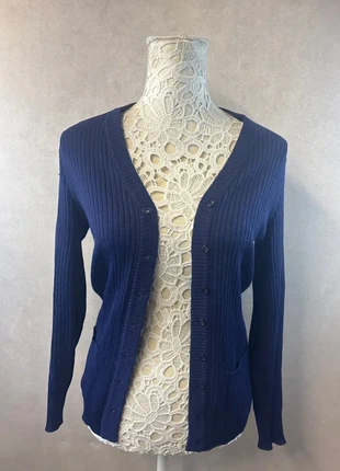Cardigan bleu marine extensible – Taille 2 M Lot P1, marque: Bleu Marine, état: Bon état, taille: M / 38 / 10, 6,30 €, 7,32 € Protection acheteurs (Pro) incluse