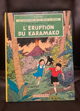 BD - Jo, Zette et Jocko (Les Aventures de) Le Rayon du Mystère 2e épisode, L'éruption du Karamako, condizioni: Buone, €8.00, €9.10 include la Protezione acquisti