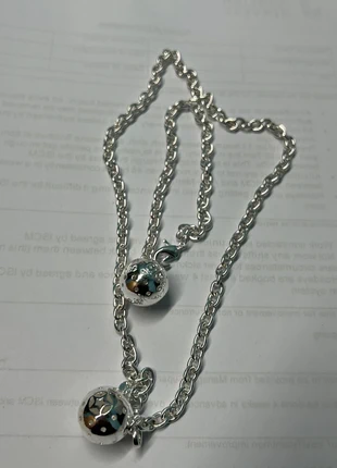 Oval Anchor Chain In 925 Sterling Silver with Rock Crystal Pendant with bracelet, brand: 925, condition: New without tags, £25.00, £26.95 includes Buyer Protection