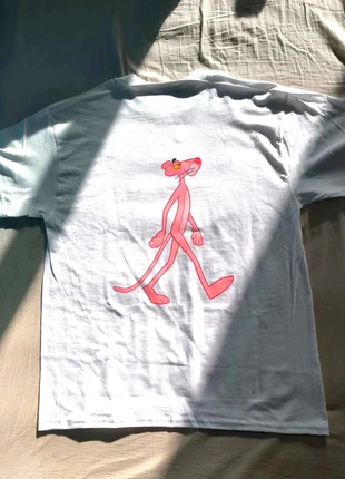 T-shirt Pink Panther Petit logo avant grand visuel arrière Taille S Blanc, brand: pink panther, condition: New without tags, size: S, €15.99, €17.49 includes Buyer Protection