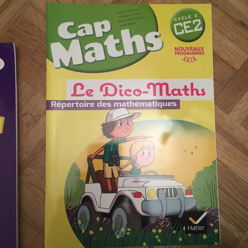 Cap maths CE2 fichier cahier de geometrie dico maths 3