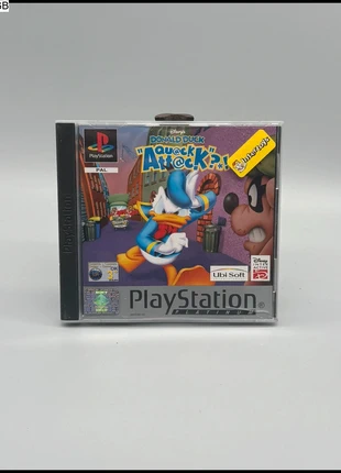 Donald Duck Quack Attack PS1 PlayStation complete with manual tested (48), staat: Heel goed, € 12,95, € 14,30 inclusief Kopersbescherming Pro