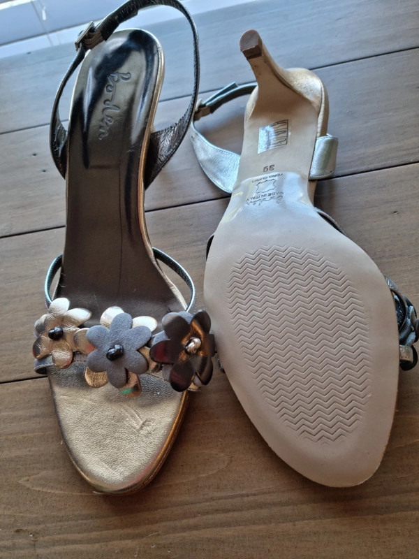 Boden gold and silver sandals Vinted