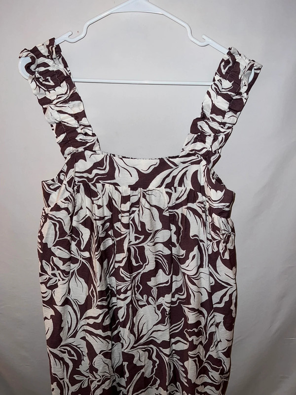 NWT Ladies Medium a new day brown tank mini dress $28 tag 4