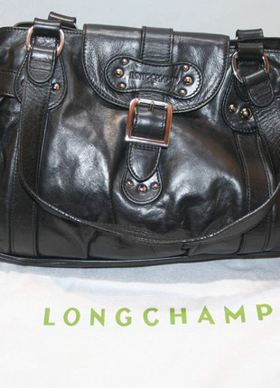 sac Longchamp porté épaule le pliage toile nylon détail cuir - Vinted