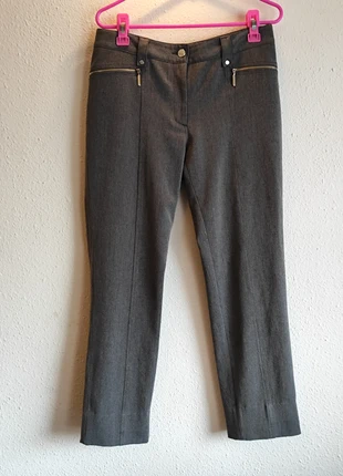 Pantalón de Hongo gris con cremalleras, Talla 40, marque: Hongo, état: Très bon état, taille: M / 38 / 10, 5,00 €, 5,95 € Protection acheteurs incluse