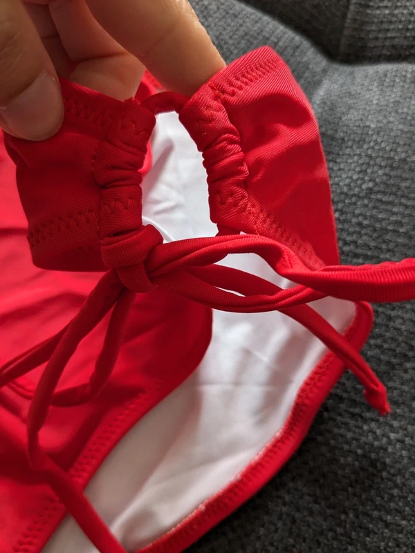 Bain de maillot de bain rouge neuf - photo numéro 6
