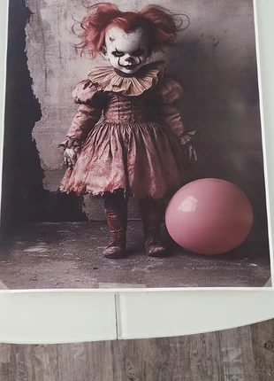 Toile petite fille déguisement effrayant 30 x 40 cm, condition: New without tags, €5.00, €5.95 includes Buyer Protection