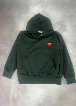 Sweat à capuche comme des garçons cdg noir polyester taille M homme, brand: Comme des Garçons, condition: Good, size: M, €42.00, €44.80 includes Buyer Protection