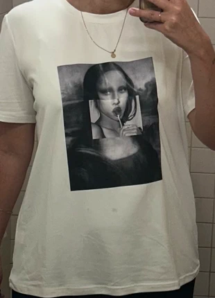 Mona Lisa Print T-Shirt – XL, Artistic Graphic Tee, Comfortable Stretch, Original Vintage Style, marca: Ideal, estado: Muy bueno, tamaño: XL / 42 / 14, 12,15 €, 13,46 € Protección al comprador incluida