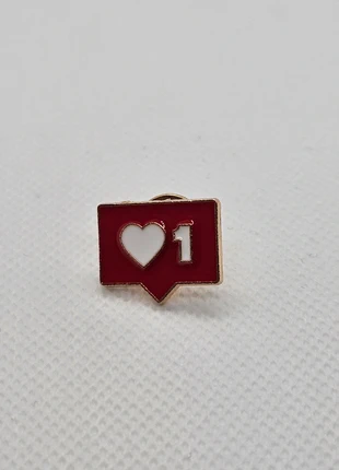 Instagram "like" pin, marca: like, estado: Novo com etiquetas, €3.95, €4.85 inclui Proteção do Comprador Pro