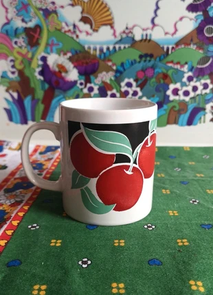Jolie tasse vintage anglais 🍒 Cerises, marca: coloroll, estado: Muy bueno, 6,50 €, 7,53 € Protección al comprador incluida