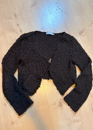 Cardigan en maille marin y2k court manche évasé, brand: y2k, condition: Very good, size: M / 38 / 10, €8.00, €9.10 includes Buyer Protection