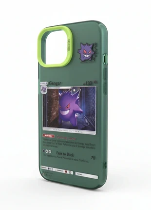 Coque iPhone 15 – Gengar Ectoplasma – Style Carte Pokémon, brand: Pokémon, condition: New with tags, €3.00, €3.85 includes Buyer Protection