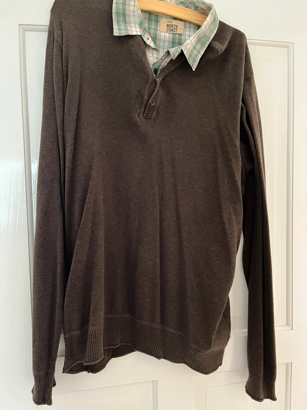 M S north coast jumper with attached shirt Vinted