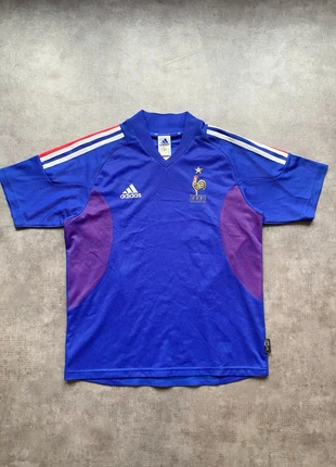 Maillot Football Equipe de France x Adidas Saison 2001-2002 Collection Brodé Taille S Bleu/Blanc, brand: adidas, condition: Very good, size: S, €45.00, €47.95 includes Buyer Protection