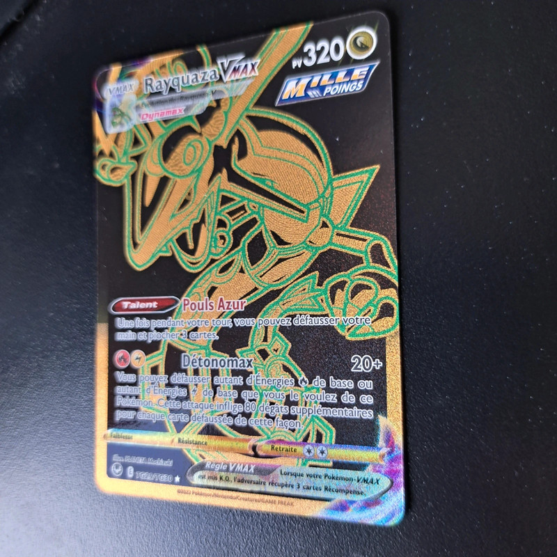 Carte pokemon Rayquaza Vmax TG29/TG30 - Tempête argentée 2