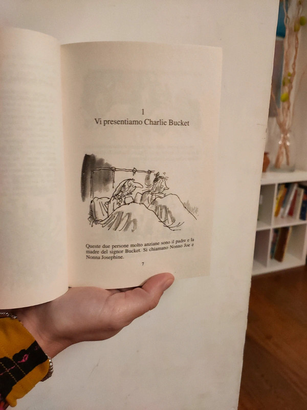 Libro per Ragazzi LA FABBRICA DI CIOCCOLATO di Roald Dahl Illustr. Quentin  Blake