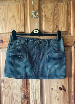 vintage pinstripe mini skort, brand: St.lu, condition: Very good, size: S / 8, £21.00, £22.75 includes Buyer Protection