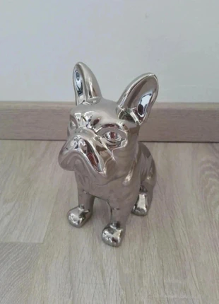 Tirelire bouledogue couleur argent, brand: BUT, condition: New without tags, €17.00, €18.55 includes Buyer Protection