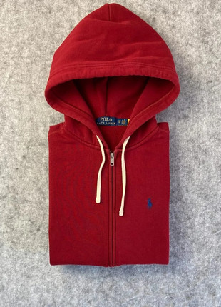 Gilet Ralph Lauren rouge logo brodé bleu - XS, marque: Ralph Lauren, état: Très bon état, taille: XS, 59,90 €, 63,60 € Protection acheteurs incluse