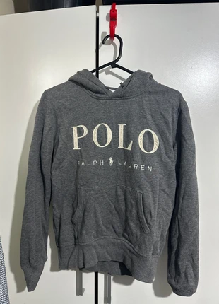 Polo grey hoodie, brand: Polo Ralph Lauren, condition: Very good, size: XS / 6, £10.00, £11.20 includes Buyer Protection