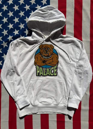 Palace Rare Smoking Bulldog Hoodie, merk: Palace, staat: Heel goed, maat: L, € 41,99, € 44,79 inclusief Kopersbescherming