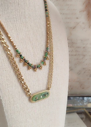 Collier en pierres naturelles Rubizoiste style GAS, marca: GAS, estado: Novo sem etiquetas, €36.00, €38.50 inclui Proteção do Comprador Pro