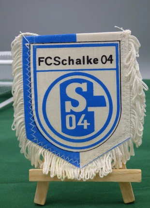Fanion Schalke 04, merk: FC Schalke 04, staat: Heel goed, € 5,00, € 5,95 inclusief Kopersbescherming Pro