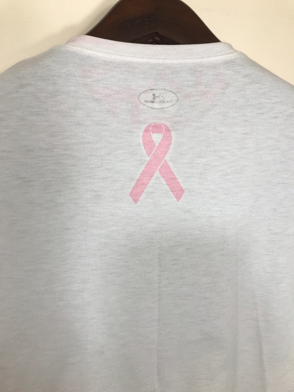 Under Armour Pink Ribbon Breast Cancer Go Fight Cure Women's T-shirt Medium 4