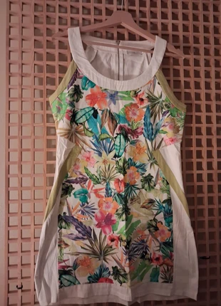 Robe estivale imprimé tropical, marque: Cache Cache, état: Neuf sans étiquette, taille: L / 40 / 12, 5,00 €, 5,95 € Protection acheteurs incluse