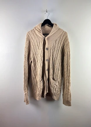 Pull en maille coton torsadé beige bouton London taille XL (EU10), brand: Guide London, condition: Good, size: XL, €6.00, €7.00 includes Buyer Protection Pro