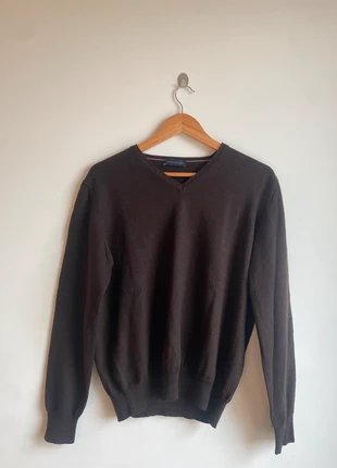 Pull marron col en V Tommy Hilfiger, marca: Tommy Hilfiger, estado: Muy bueno, tamaño: XS, 20,00 €, 21,70 € Protección al comprador incluida