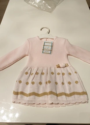 Vestido invierno niña, marca: Baby Fashion, estado: Novo com etiquetas, tamanho: 9-12 meses / 74 cm, €8.00, €9.10 inclui Proteção do Comprador