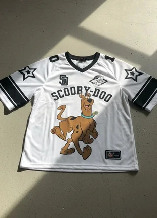 T-shirt blanc Scooby-Doo, style sport rétro, brand: VOIDLINE STUDIO, condizioni: Ottime, taglia: M, €34.90, €37.35 include la Protezione acquisti