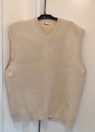 Pull sans manches/ gilet, marca: Zara, estado: Muito bom, tamanho: M, €9.00, €10.15 inclui Proteção do Comprador