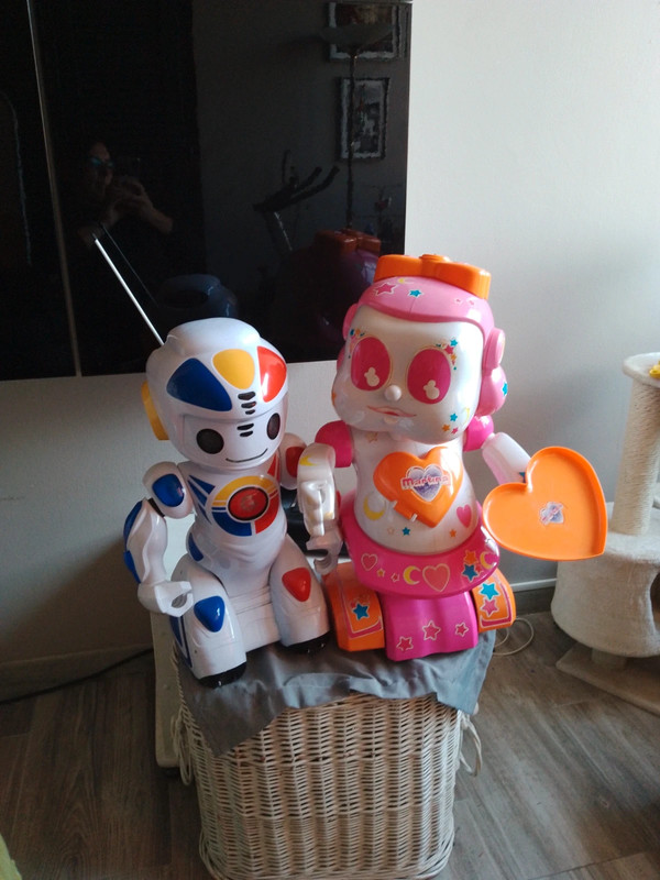 Emiglio robot e Martina la robottina