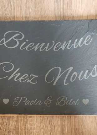 Plateau en ardoise personnalisée, estado: Nuevo sin etiquetas, 15,00 €, 16,45 € Protección al comprador Pro incluida