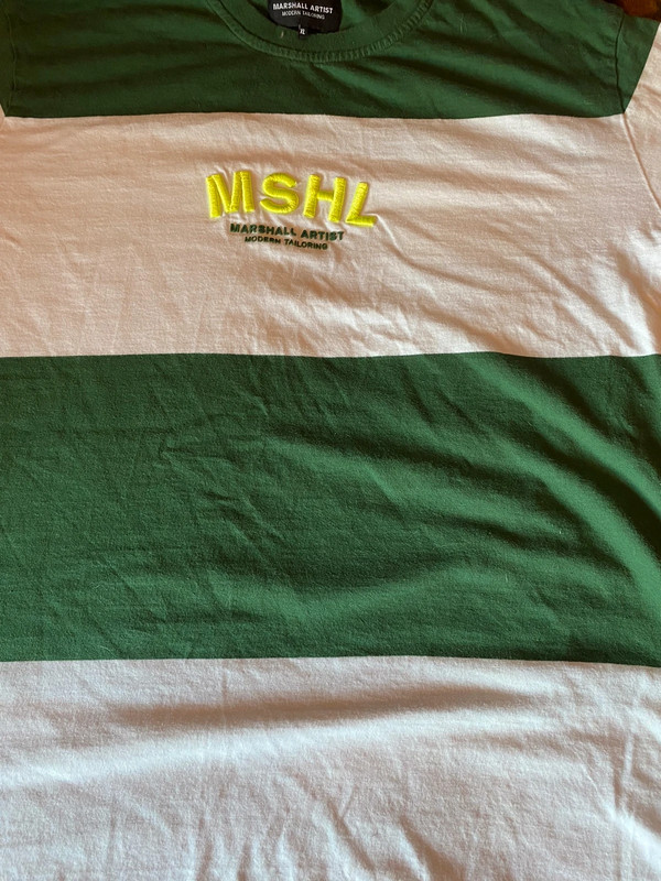 Striped green and white t shirt - Vinted