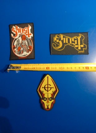 Lot de 3 patchs ghost officiels, brand: Ghost, condition: Very good, €15.00, €16.45 includes Buyer Protection