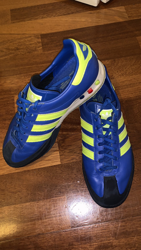 Adidas Kegler super blue yellow fluo US7 EU40