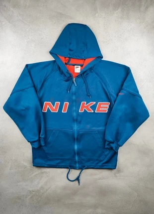 Veste / Full zip a capuche Nike solo swoosh vintage y2k années 1990 bleu et rouge - Taille XS, marque: Nike, état: Très bon état, taille: XS, 30,00 €, 32,20 € Protection acheteurs incluse