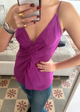 Blusa Zara in viscosa xs, brand: Zara, condizioni: Ottime, taglia: XS / IT 38 / EU 34, €11.00, €12.25 include la Protezione acquisti