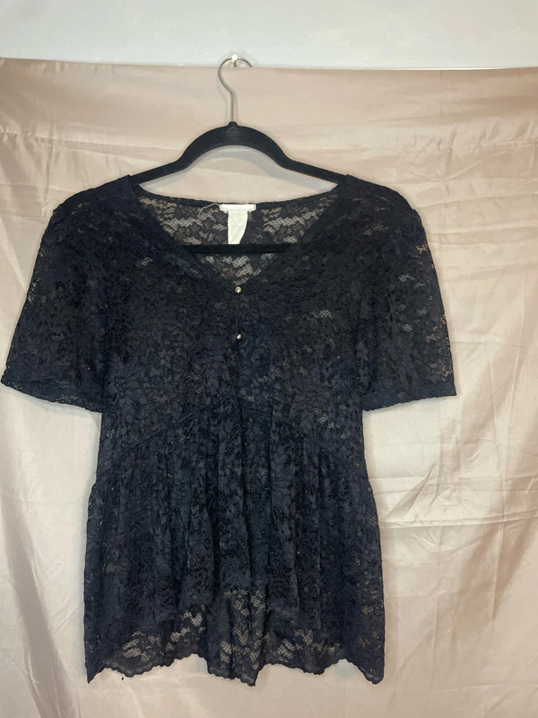 Black Laced Blouse 4