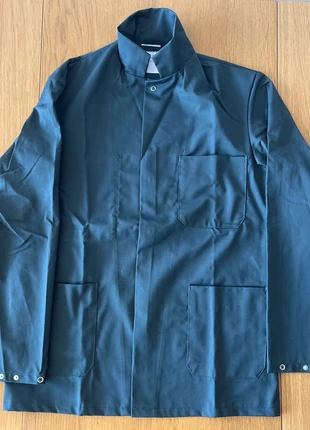 Blouse professionnelle mixte Alsico – Tissu Klopman – Gris/bleu/vert, brand: Alsico, condizioni: Nuovo con cartellino, €8.00, €9.10 include la Protezione acquisti